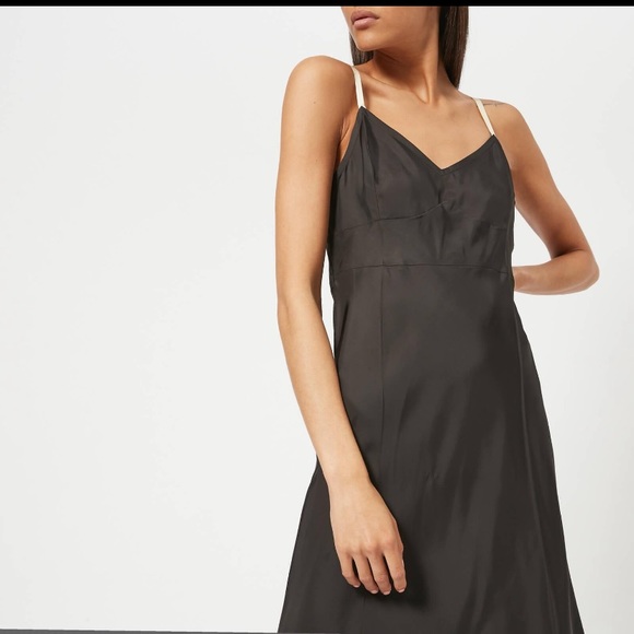 NWT Helmut Lang compact viscose slip dress-size 10 - Picture 3 of 13